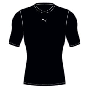 【送料無料】【2000円均一XSサイズのみ】【廃番メル】 PUMA(プーマ) LIGHT COMPRESSION COOL S シャツ 半袖 ブラック 512699-01 【16☆ヤフ】●●