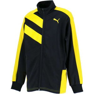 【送料無料】【4000円均一】【廃番メル】puma(プーマ)キッズ・ジュニア トレーニングジャケット プーマブラック 591875-01【18★】●●