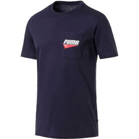 【送料無料】【2000円均一　Mサイズのみ】【廃番】PUMA(プーマ)メンズ ティーシャツ ポケットSS Tシャツピーコート854077-06 【19★】