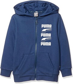 【送料無料】【3500円均一】【廃番】PUMA(プーマ)ベースボール フーデッド ジャケットキッズ・ジュニアダーク デニム582712-43-150【20★】【FBRN】