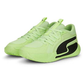 【送料無料】【8000円均一】【廃番】puma（プーマ） バスケットボール シューズメンズ ユニセックス プーマコートアンドライダー CHAOSフィジーライム×ブラック 37826901【23★】