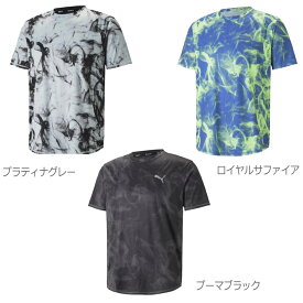 【送料無料】【3500円均一】【廃番】puma(プーマ) dryCELL 半袖 TシャツRUN FAVORITE AOP GRAPH ランニング メンズ トレーニング シャツ 吸水速乾 半袖 ティーシャツ523623【23☆】