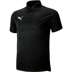 【送料無料】【4500円均一】puma（プーマ）サッカー ウェア 吸水 速乾 メンズ SSポロシャツ ブラック 656336-02 【定番】