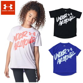 【送料無料】【2500円均一】【廃番】【ジュニア ガールズ】UNDER ARMOUR(アンダーアーマー) ジュニア ガールズ UAテック ブランディッド Tシャツ ティーシャツ 抗菌 防臭 半袖 Tシャツガールズ キッズ ジュニア UNDER ARMOUR　UA TECH 　1378279【23★】