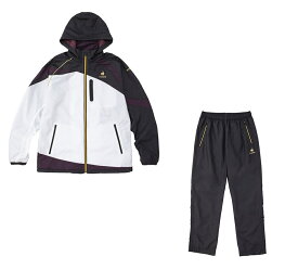 【送料無料】【廃番】S～LLle coq sportif（ルコック) ウィンドジャケット パンツ 上下セット ユニセックス メンズ ウインドジャケット パンツ 上下セット セットアップ ウィンドブレーカー パンツQTUUJF30SN-BKPP-QTUUJG30SN-BK【23☆】