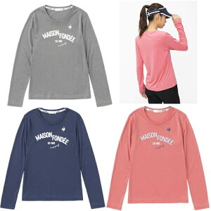 【送料無料】le coq sportif(ルコック) 吸汗 速乾 長袖  レディース・ウィメンズ プラクティス長袖シャツQTWVJB90【23☆】