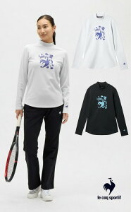 �y���������z�yL�T�C�Y�̂݁z�y�p�ԃ����z le coq sportif�i���R�b�N�j���b�N�l�b�N�����V���c �Q�[���V���c �ϋɕۉ��f�� �e�j�X ���f�B�[�X �E�B�����Y ���z�����M �z�� �X�g���b�` UV CUT(UPF50