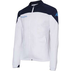 【送料無料】【6000円均一 Oサイズのみ】【廃番メル】Kappa(カッパ) メンズ トレーニングジャケット ホワイト KF752KT11-WT-O【19☆ヤフ3】●●