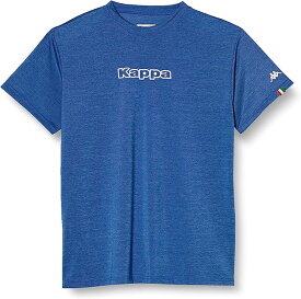 【送料無料】【2500円均一】Kappa(カッパ) ストレッチ 半袖 Tシャツメンズ HALF-SLEEVE LOGO TEEブルー KPT23010-SN50【23☆】