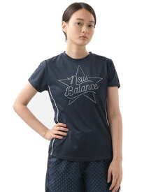 【送料無料】【廃番】【よりどり3個以上で各200円引き】new balance(ニューバランス)半袖 Tシャツレディース・ウィメンズStar Training ロゴショートスリーブエクリプスAWT0305Y-ECL【21☆】