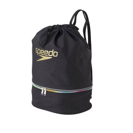 【送料無料】【よりどり3個以上で各200円引き】Speedo(スピード) バッグ スイムバッグ 水泳 ユニセックス ジュニア スイムスクール用 SD95B04 ブラック/マルチ ONESIZE　SD95B04-KM【23☆】