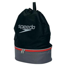 【送料無料】【よりどり3個以上で各200円引き】Speedo(スピード) バッグ スイムバッグ 水泳 ユニセックス ジュニア スイムスクール用 SD95B04 ブラック/グレー ONESIZE　SD95B04-KG【23☆】