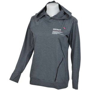 【送料無料】【6000円均一】 【廃番】DESCENTE(デサント) レディース・ウィメンズ スチームスーツジャケット ブラック杢 DMWLJF31-BKM【19☆】