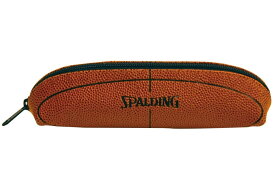 【送料無料】【よりどり3個以上で各200円引き】SPALDING(スポルディング) バスケットボール モチーフ　ペンケース 筆ケース ペン入れバスケットボール好きへのプレゼントに 　13001【定番】