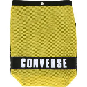 【送料無料】【2000円均一】【廃番メル】CONVERSE(コンバース) 2Sメッシュシューズケース ランドリーバック ユニセックス ブラック×イエロー C2101097-1952【定番】