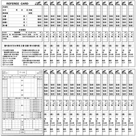 【送料無料】【まとめ買いがお得！】FINTA(フィンタ) 日本製 サッカー 試合記録用ユニセックス レフェリー用紙(30枚入り) FT5988【定番】