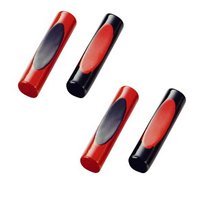 【送料無料】【まとめ買いがお得!】本漆箸置(枕型) 【朱/黒】天然木(漆)はしおき 4個・6個・8個セット 【定番】