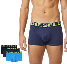 【送料無料】【3枚組】DIESEL(ディーゼル) メンズ ボクサー パンツ 3枚組 3枚セット メンズ ボクサー ショーツ コットン ストレッチ スポーツ インナーにもメンズボクサー 00ST3V-OBDAR-E5349【22★】