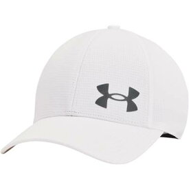 【送料無料】UNDER ARMOUR(アンダーアーマー)スポーツ トレーニング キャップ・帽子メンズアイソチル アーマーベント フィッティドWHT×PCG1361530-100-LGXL【定番】