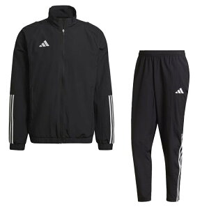 【送料無料】adidas (アディダス) ウインドブレーカー 上下セット メンズ セットアップ adidas 3ストライプス サッカー サイドライン フルジップ TIRO23 CT313 セットアップ 上下セット サイズ 展