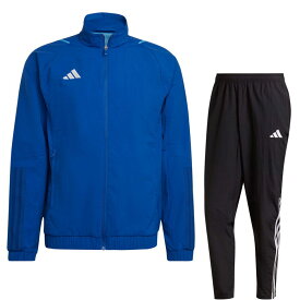 【送料無料】adidas (アディダス) ウインドブレーカー 上下セット メンズ セットアップ adidas 3ストライプス サッカー サイドライン フルジップ TIRO23 CT313　セットアップ 上下セット サイズ 展開 スポーツウェア トレーニングウエアー