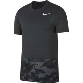 【送料無料】【3500円均一】【廃番】NIKE(ナイキ)メンズDRI-FITブリーズ ハイパードライ 2L カモ S/S トップアンスラサイトAQ1092-060【18★】