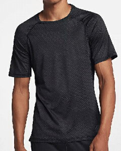 【送料無料】【4500円均一】【廃番】 NIKE(ナイキ) メンズ NP ハイパークール カモ フィッテド S/S トップ Tシャツ ブラック 888292-010 【19☆】