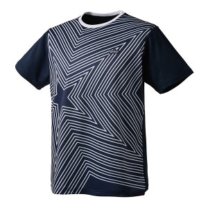 【送料無料】【3500円均一 140cmのみ】【廃番メル】 prince(プリンス) 吸汗速乾 半袖 テニスウェア メンズ ゲームシャツ ネイビー MS2012-127-140【22☆】