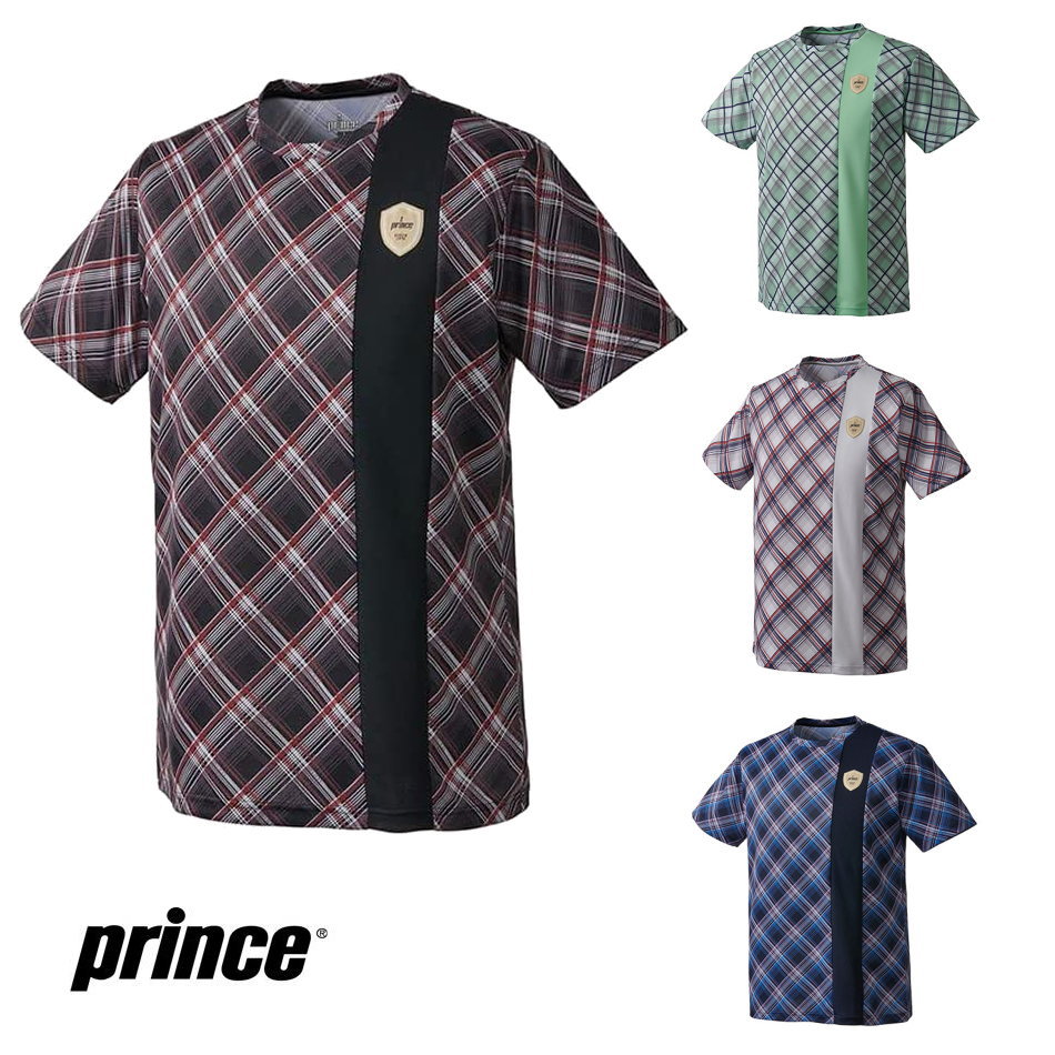 <br>prince(プリンス) 吸汗速乾 半袖 テニスウェア<br>メンズ ゲームシャツ<br>MS2008