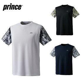 【送料無料】【4500円均一】【廃番】prince(プリンス) 吸汗速乾 半袖 テニス ウェア メンズ ゲームシャツプリンス prince テニスウェア ユニセックス ゲームシャツ　UPF+50 ライトスムース素材 MS3005　【23★】