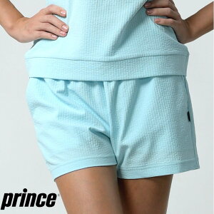 【送料無料】【5000円均一】【廃番メル】prince(プリンス)レディース ウィメンズ ショートパンツ テニスウエア アクティブウェア 短パン 吸汗速乾 UPF50+ サックス WS4318-125【24☆】