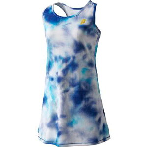 【送料無料】【6000円均一 Mサイズのみ】【廃番メル】prince(プリンス)レディース・ウィメンズ テニス ワンピース 速乾素材 ワンピース スリーブ  ブルー WS2408-110-M【23☆】