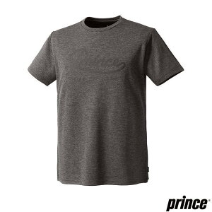 【送料無料】【3500円均一】【廃番メル】 prince(プリンス) ゲームシャツ テニス ウエアー 吸汗速乾 半袖 テニス ティーシャツ ライト スムース UVカット メンズ ブラック MF4023-165【25☆】