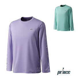 【送料無料】【5000円均一】【廃番】prince(プリンス) 吸汗速乾 遮熱 長袖Tシャツメンズ ユニセックス ロングスリーブシャツラベンダー ミントグリーン S M LL MS3008【23★】