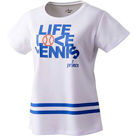 【送料無料】【2500円均一】【廃番】prince(プリンス)レディース・ウィメンズTシャツ WL9068ホワイトWL9068-146【20☆R】