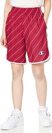 【送料無料】【2000円均一　Lサイズのみ】【廃番】Champion(チャンピオン) 抗菌・防臭 ショートパンツ レディース・ウィメンズ バスケットボール WOMEN’S PRACTICE ディープレッド CWUB553-950【22☆】