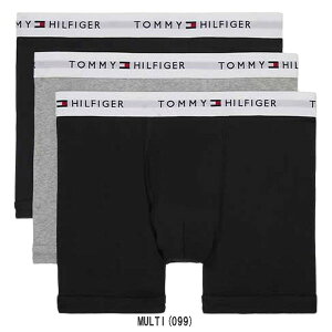 �y���������z�y6000�~�ψ� S�T�C�Y�̂݁z�y3���g�zTOMMY HILFIGER(�g�~�[�q���t�B�K�[)3���g�{�N�T�[�p���c�@ ��100% �����Y �A���_�[�E�F�A �p�b�N �j�� ���� 3���Z�b�g�@MULTI�@09TQ002-099-S�y23���z
