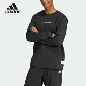 【送料無料】【4000円均一】【廃番追】 adidas(アディダス) アディダス M MDRN LS Tシャツ JTM08-IW2699 メンズ長袖 フレンチテリー コットン シャツ アディダス JTM08-IW2699【24★】