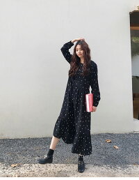 楽天市場 ワンピース レディース ロング ロング丈 フリル 長袖 柄 おしゃれ 可愛い カジュアル メール便 春夏新作 M L Xl 2xl 618 Gd359h 即納 2 5日 送料無料 メ込 La Gemme ラジエム