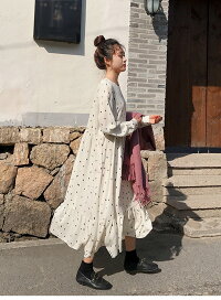 楽天市場 ワンピース レディース ロング ロング丈 フリル 長袖 柄 おしゃれ 可愛い カジュアル メール便 春夏新作 M L Xl 2xl 618 Gd359h 即納 2 5日 送料無料 メ込 La Gemme ラジエム