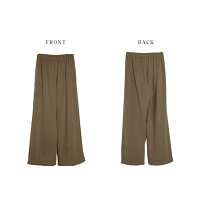 日本製コットンワイドパンツハンガー付ワイドパンツレディース楽ちん綿きれいめウエストゴムイージーパンツ仕事オフィス楽ちんボトムスブラック2020秋冬新作M/L【lgww-at2937】【予約販売:12月10日入荷予定順次発送】【送料無料】宅込