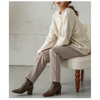 裏起毛テーパードパンツレディースタックロングパンツ楽ちんウエストゴムあったかセンタープレス美脚オフィスきれいめ大人ゆったりボトムスメール便2020秋冬新作M/L/XL【lgww-at3395】【予約販売:1月14日入荷予定順次発送】【送料無料】メ込【圧縮発送】