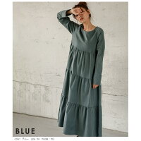 コーディロイティアードワンピースワンピースロングレディース長袖マキシ丈ロング丈フレアフリル体型カバー大人マタニティおしゃれ可愛いブラックメール便2020秋冬新作フリー【lgww-at4278】【予約販売:1月14日入荷予定順次発送】【送料無料】メ込
