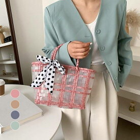 楽天市場 ビニールバッグ 透明 かごバッグ レディースバッグ バッグ バッグ 小物 ブランド雑貨の通販