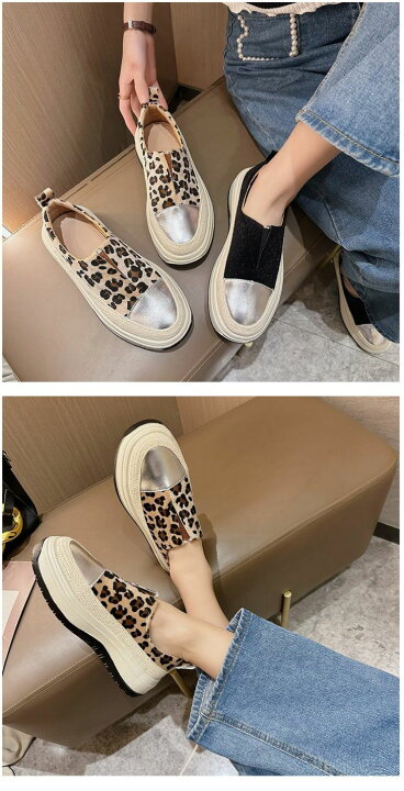 楽天市場】【半額クーポン対象】厚底 スニーカー デッキ スリッポン  