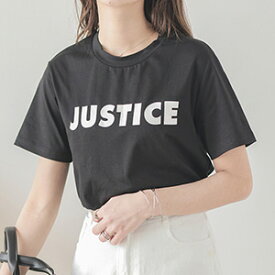 【半額クーポン対象】ロゴTシャツ カットソー 半袖 クルーネック トップス 抜け感 カジュアル レディース UVカット おしゃれ 韓国ファッション ブラック フリーサイズ メール便 2024春夏 【lstp301-321】【即納：1-5営業日】【送料無料】メ込1