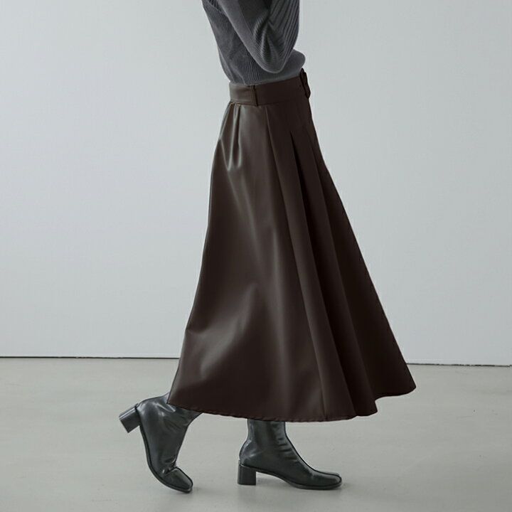 楽天市場】【半額クーポン対象】フェイクレザー スカート ウエスト  