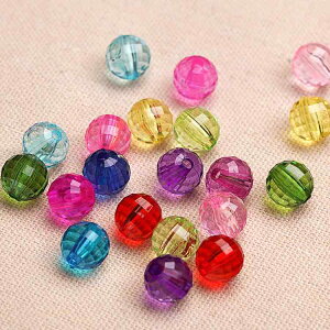 ビーズ アクセサリー 材料 手芸 12ミリ 透明 カラー DIY 透け感 ラウンド 円形 おしゃれ ブレスレット カジュアル 飾り 装飾 小学生 女の子 一袋500g