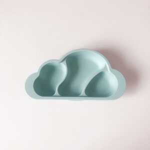 食器 プレート コンパートメント 子供用 赤ちゃん用品 離乳食 かわいい シリコン 抗菌 吸盤 落下防止 クラウド 耐久 食事用品 400ml ポータブル 吸着力