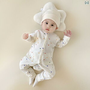 赤ちゃん用品 ベビー服 かわいい カジュアル 快適 ツーピース セットアップ 上下セット ズボン パンツ トップス 秋 新生児 オールシーズン